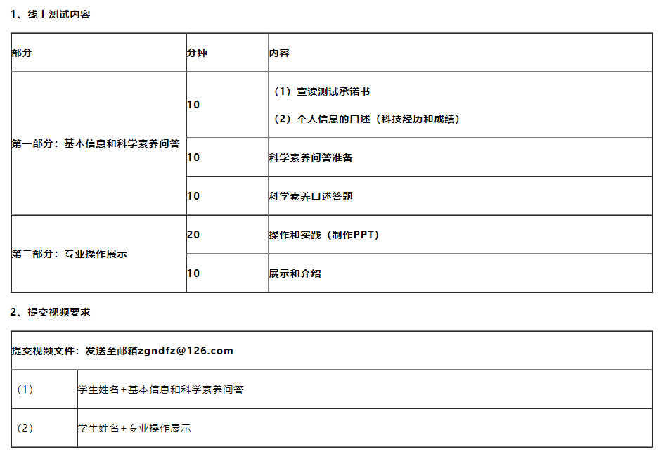 2022中国农业大学附属中学科技特长生招生简章