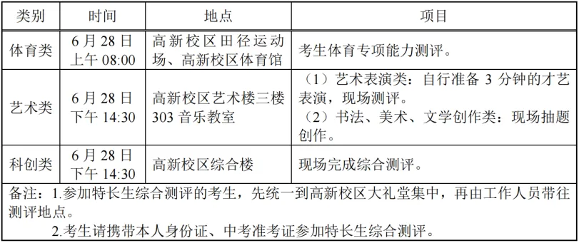 柳州高级中学 2024科技特长生招生简章